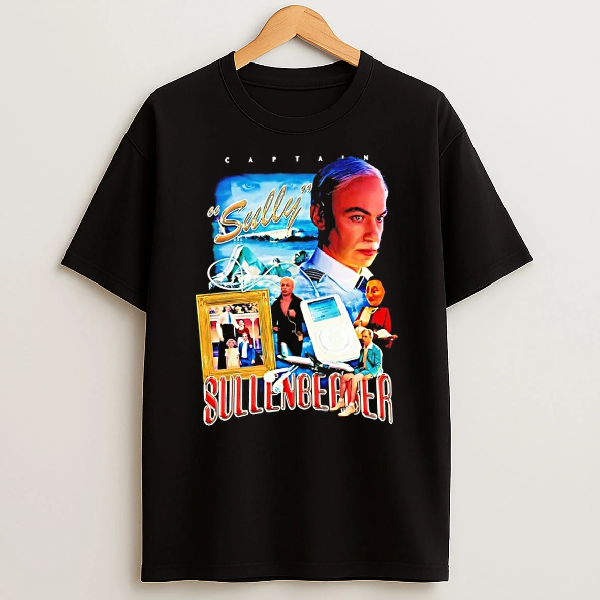 Classic Sully Sullenberger American Hero Graphic T Shirt