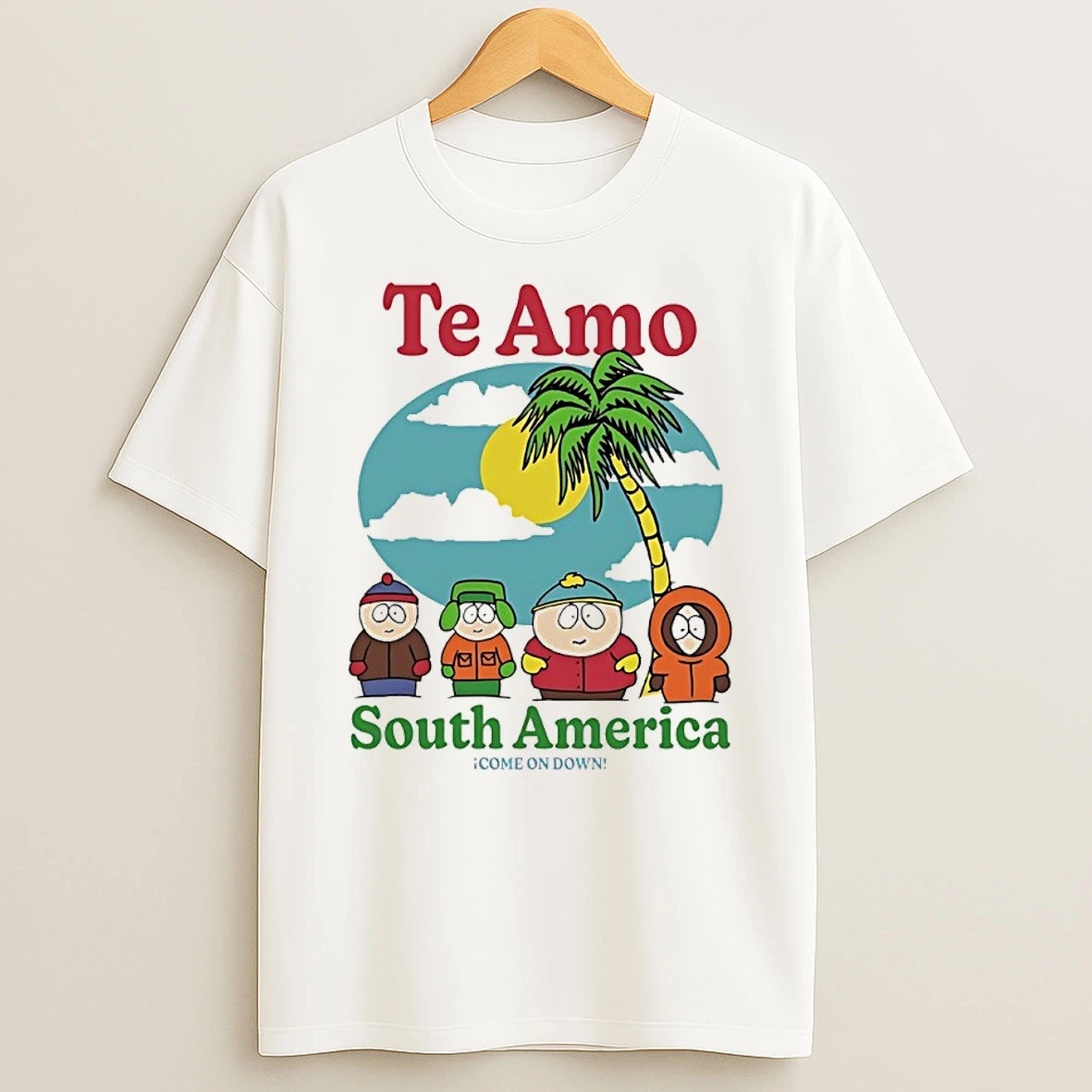 Classic Te Amo South America South Park T Shirt