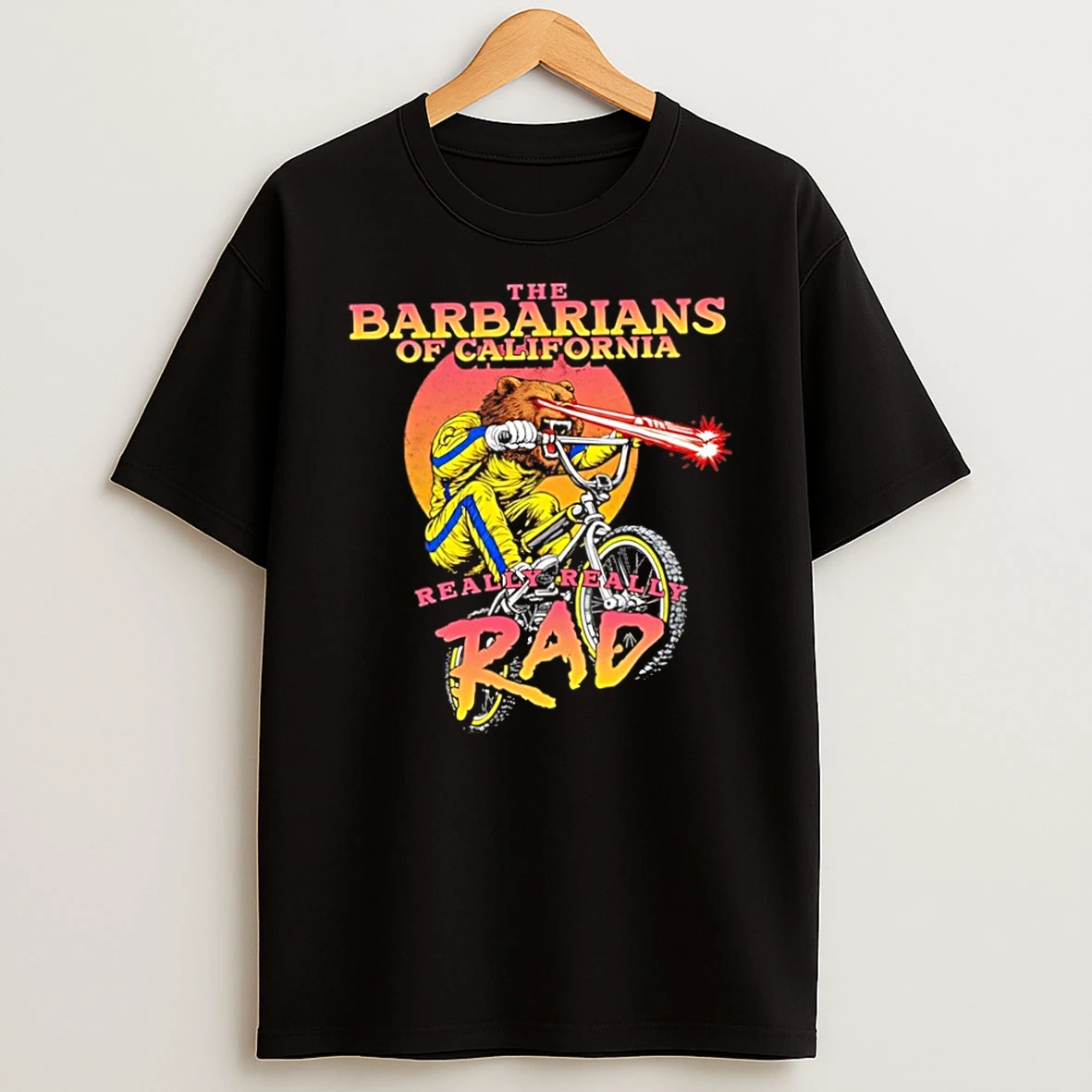 Classic The Barbarians Of California Really Really Rad Bear T Shirt