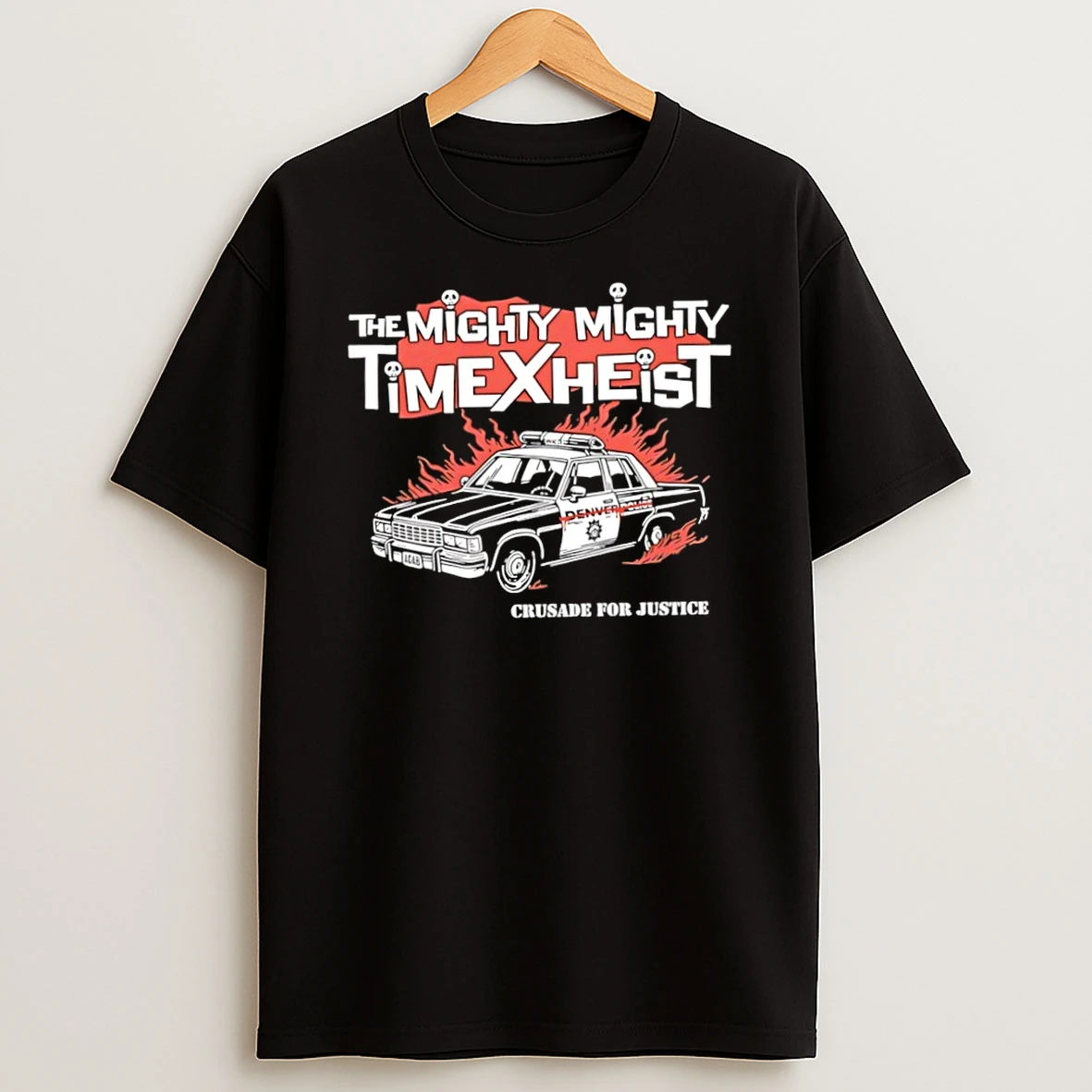 Classic The Mighty Mighty Time Heist Crusade For Justice T Shirt