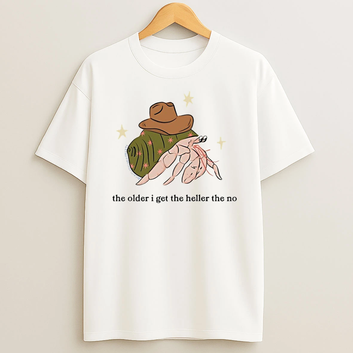 Classic The Older I Get The Heller The No Hermit Crab T Shirt