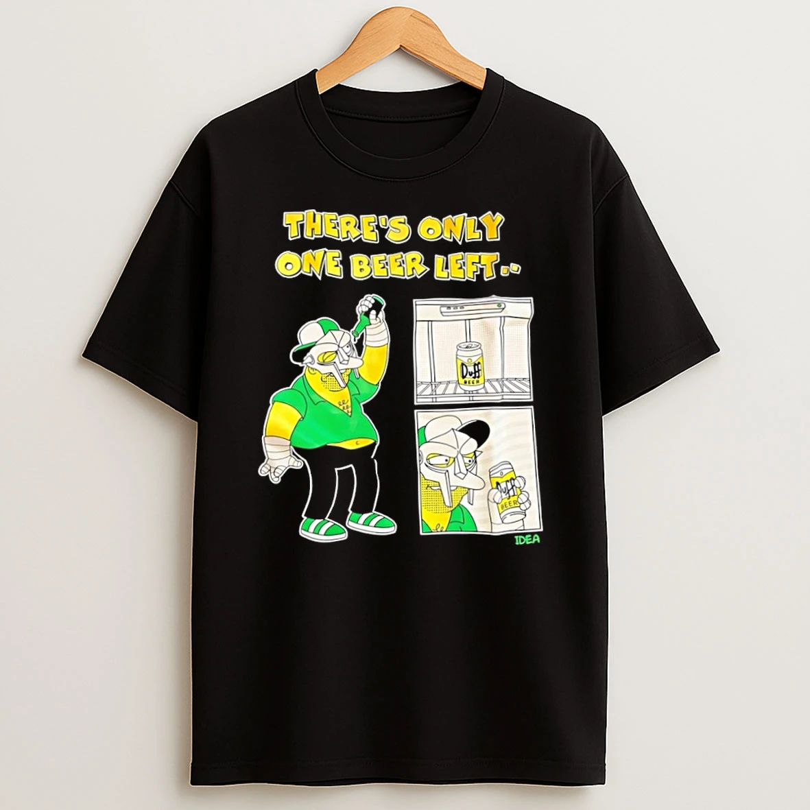 Classic There Is Only One Beer Left Mf Doom Duff Beer Last Call T Shirt