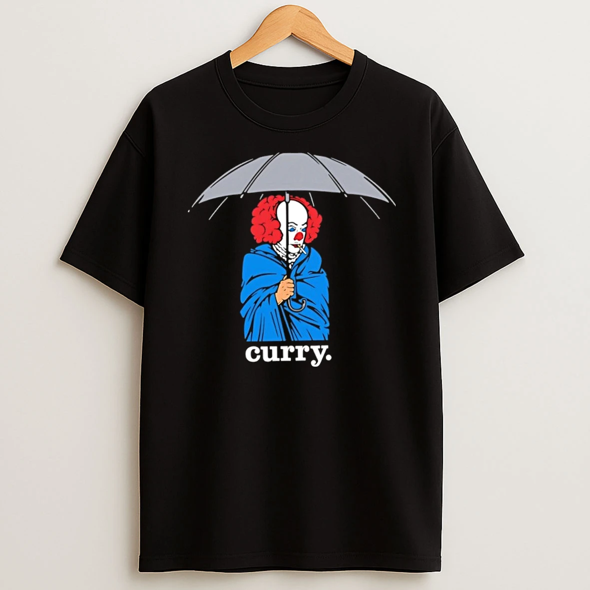 Classic Tim Currys Pennywise Curry Smoking T Shirt