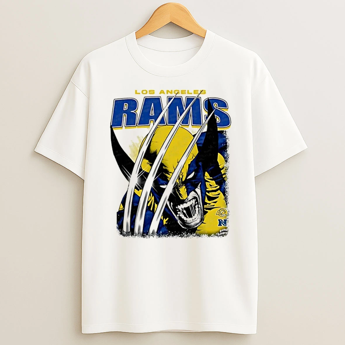 Classic Wolverine X Nfl Los Angeles Rams Football Graphic T Shirt