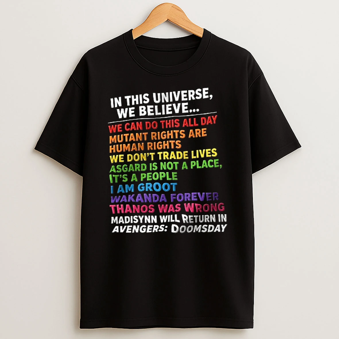 Officials In This Universe We Believe Can Do All Day Mutant Rights Are Human Dont Trade Lives Asgard Is Not A Place Its T Shirt Sweatshirt