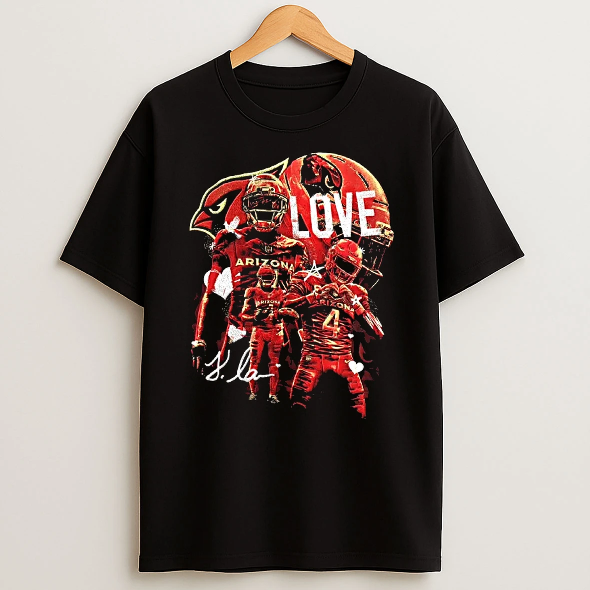 Officials Kyler Murray Arizona Cardinals Nfl Love Arizona 4 T Shirt Sweatshirt