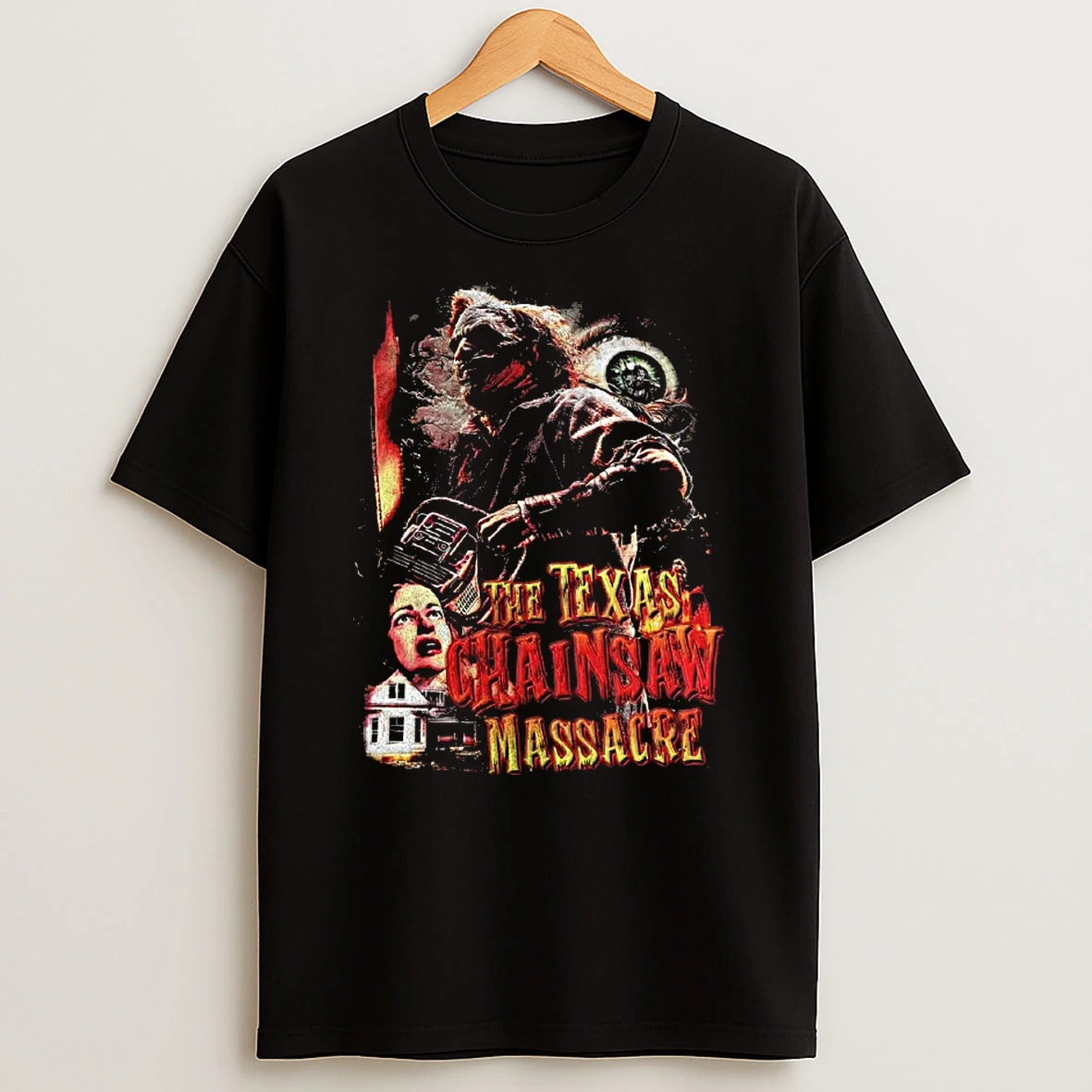 Officials Leatherface The Texas Chainsaw Massacre Movie Horror Slasher T Shirt Sweatshirt