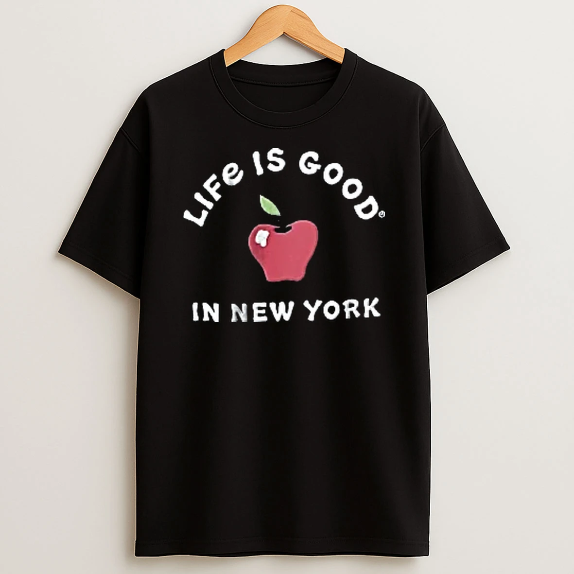 Officials Life Is Good In New York Apple Youth T Shirt Sweatshirt