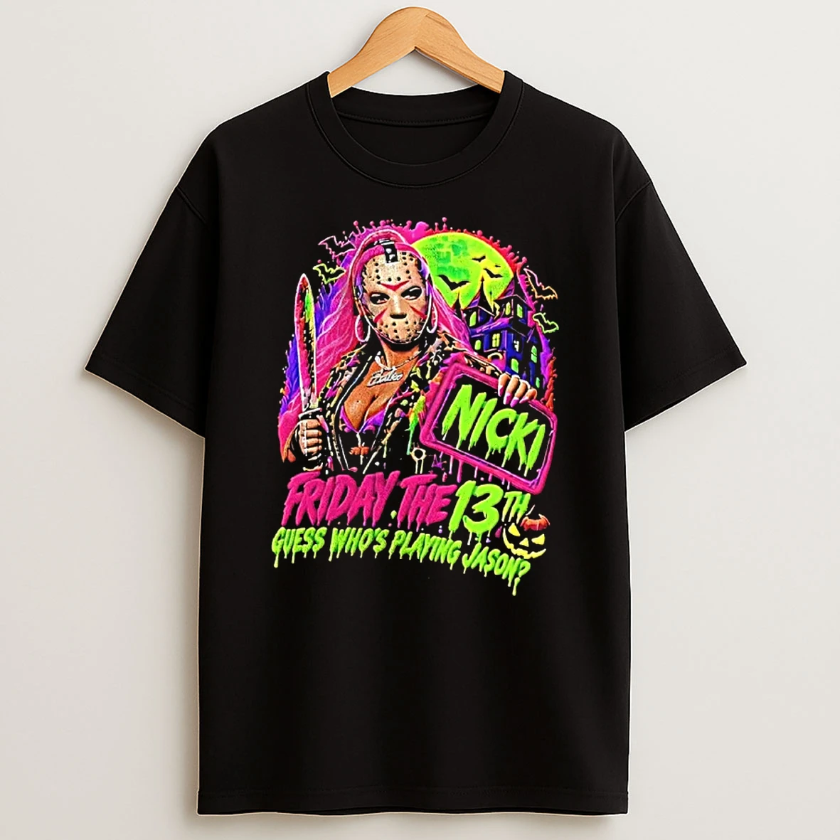 Officials Nicki Minaj Friday The 13th Jason Voorhees Guess Who Is Playing Jason T Shirt Sweatshirt