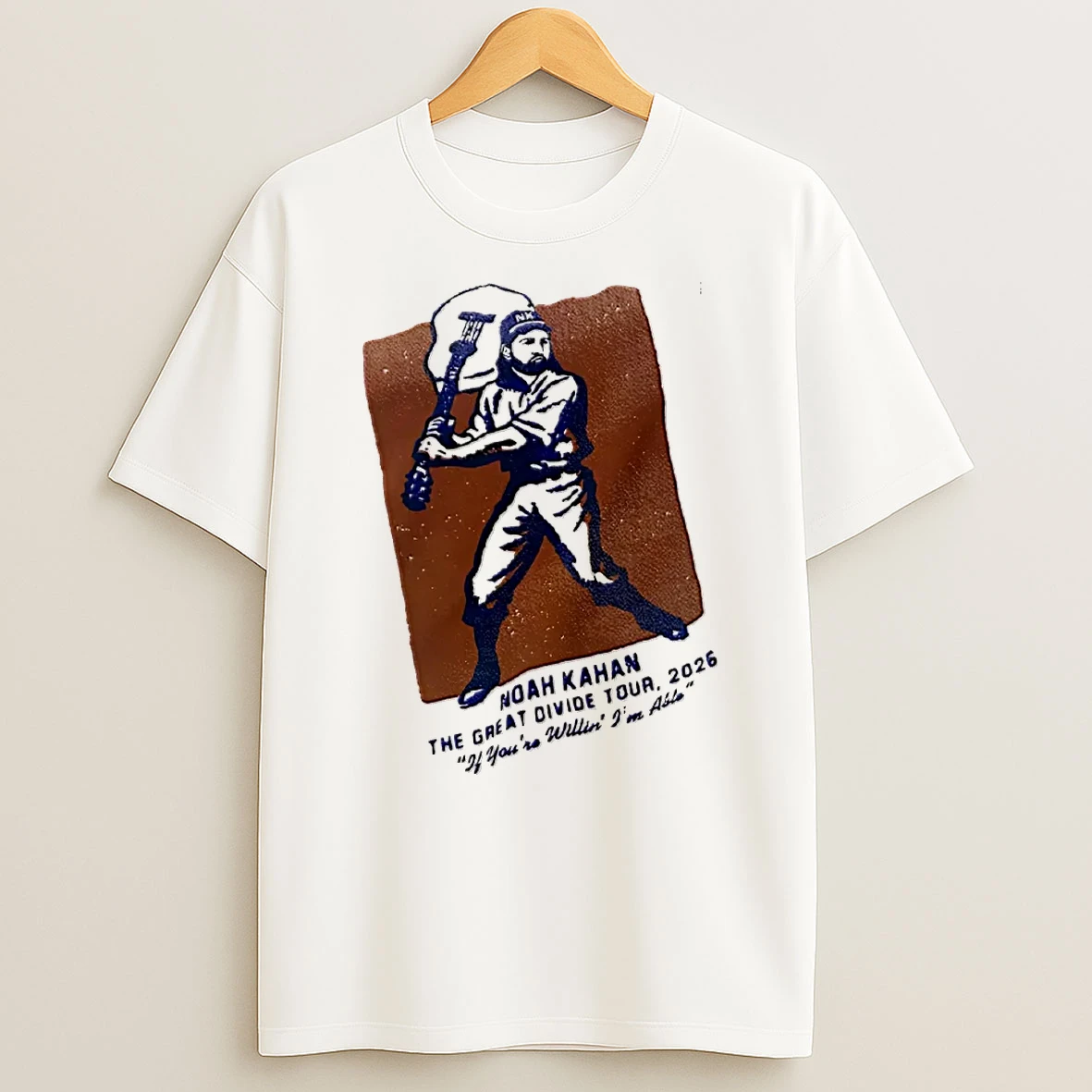 Officials Noah Kahan The Great Divide Tour 2026 If You Are Willin I Am Able T Shirt Sweatshirt