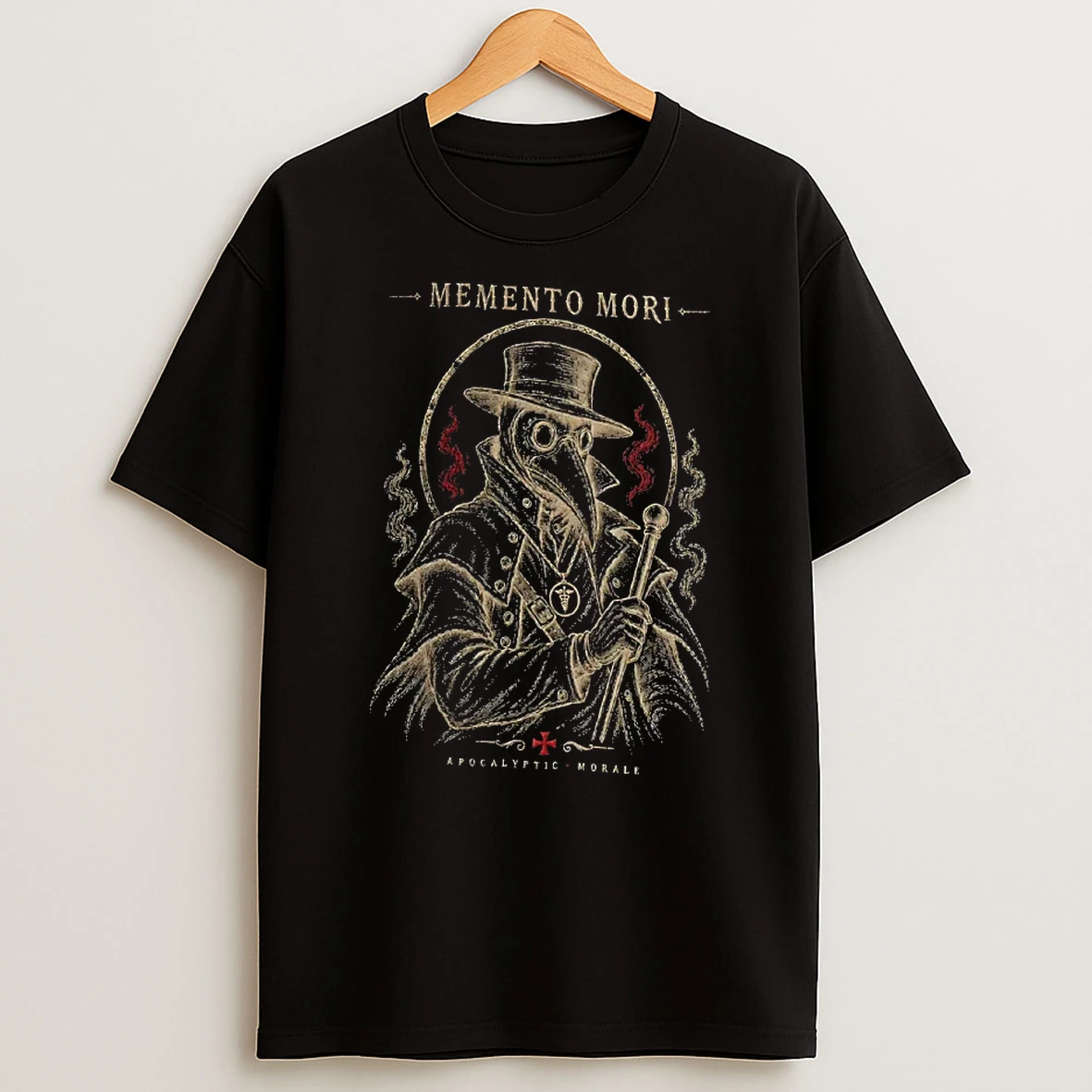 Officials Plague Doctor Memento Mori Apocalyptic Morale T Shirt Sweatshirt