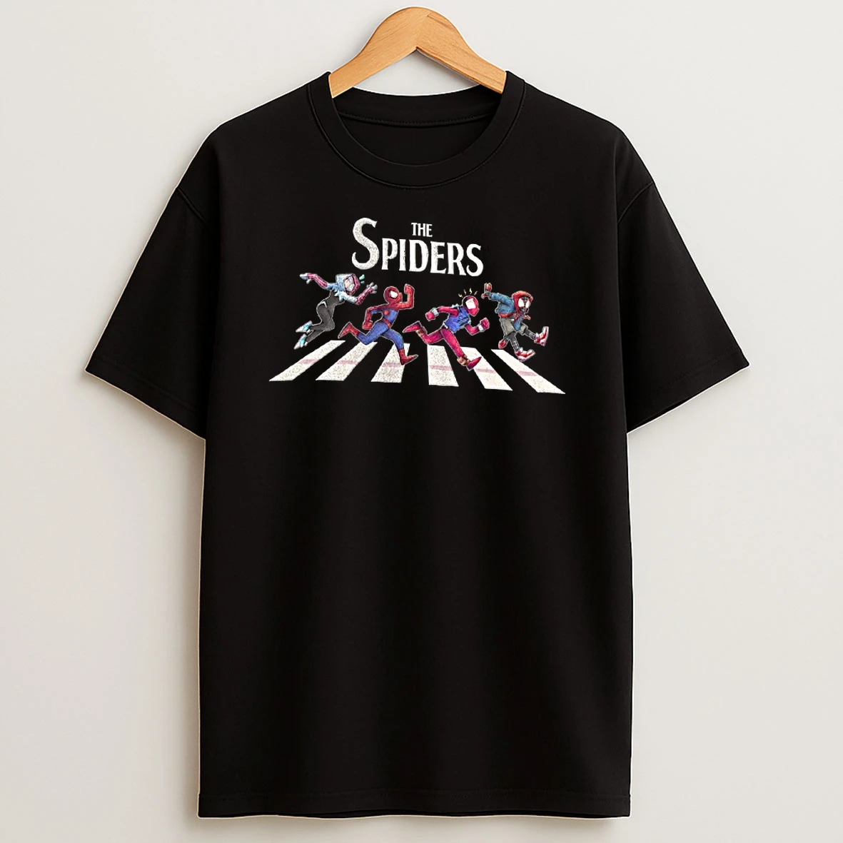 Officials Spider Man Spider Gwen Scarlet Spider Miles Morales The Spiders Walking T Shirt Sweatshirt