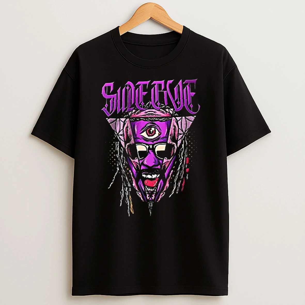 Officials Swerve Psychedelic Third Eye Skull Sunglasses Dreadlocks Youth T Shirt Sweatshirt
