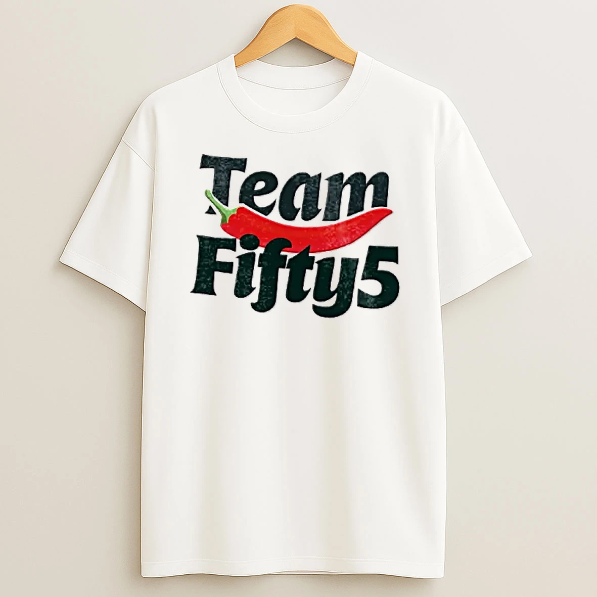 Officials Team Fifty5 Red Chili Pepper T Shirt Sweatshirt