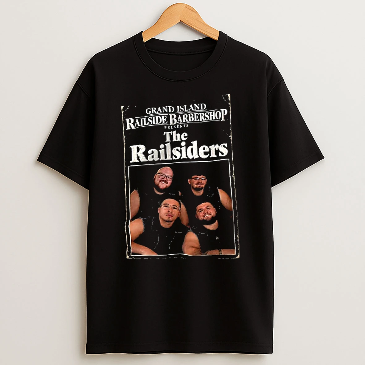 Officials The Railsiders Grand Island Railside Barbershop Music Band Members Portrait T Shirt Sweatshirt
