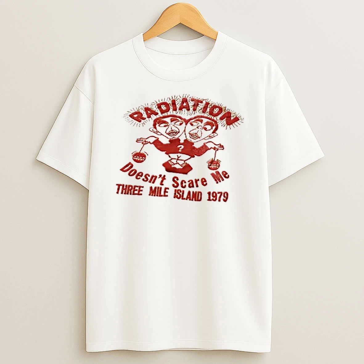 Officials Three Mile Island 1979 Radiation Doesnt Scare Me Two Headed Mutation T Shirt Sweatshirt