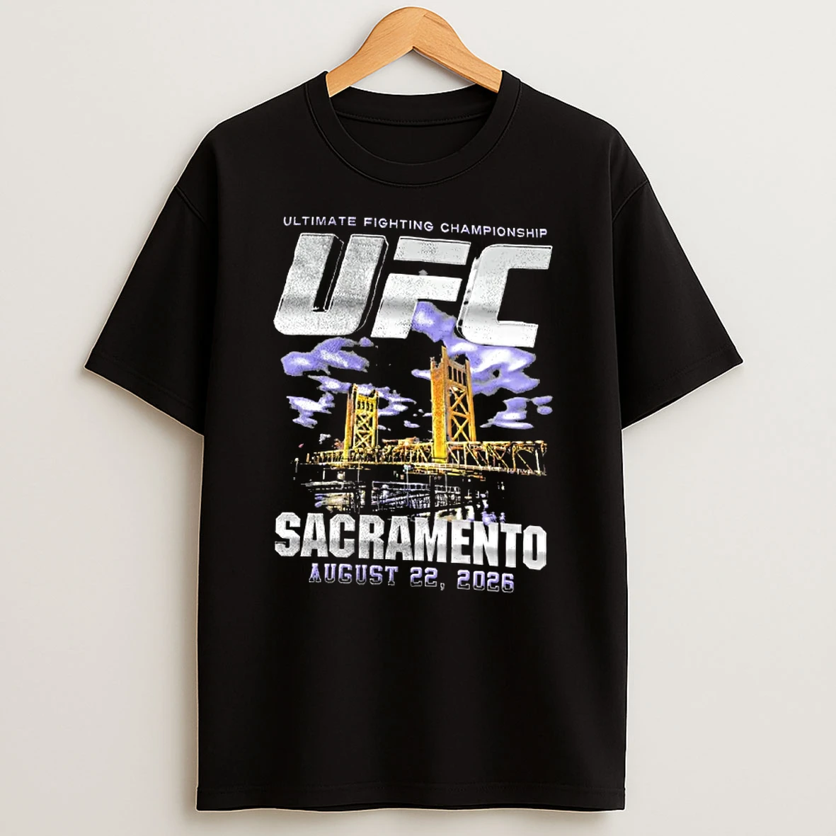 Officials Ufc Sacramento August 22 2026 Ultimate Fighting Championship Event T Shirt Sweatshirt